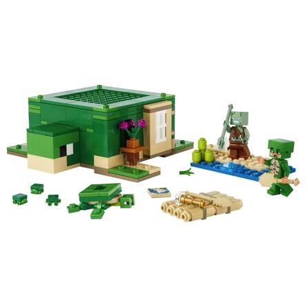 LEGO® Minecraft®: Το Παραθαλάσσιο Σπίτι-Χελώνα, Μοντέλο (21254)