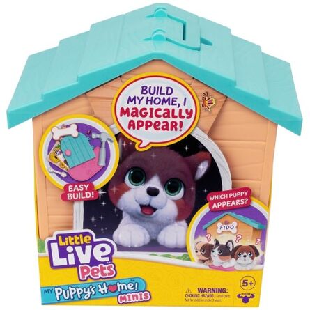 Λούτρινο Giochi Preziosi Little Live Pets: My Puppy's Home Minis - Blue Color Dog House (26616)