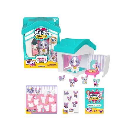 Giochi Preziosi Little Live Pets: Mama Surprise Families Σπιτάκι Με Σκυλάκια (LP306000) 1τμχ Τυχαία Επιλογή