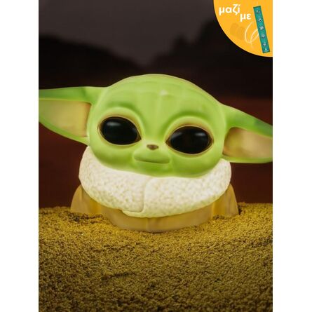 Star Wars The Child Desktop Light Along with an Easter Candle