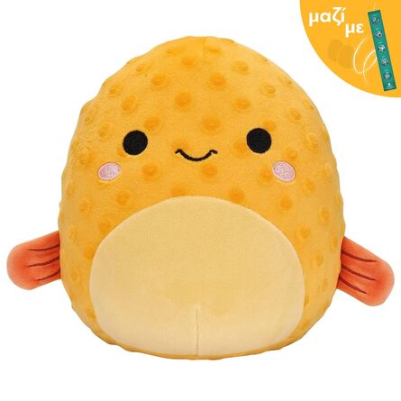 Squishmallow Safa The Pufferfish Along with an Easter Candle