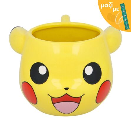 Pokemon Pikachu 3D Mug Along with an Easter Candle