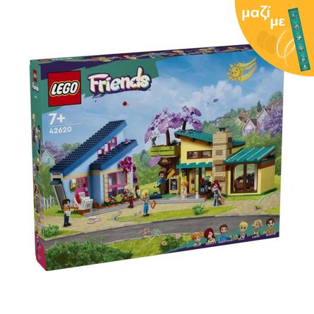 LEGO® Friends: Olly and Paisley's Family Houses (42620) Along with an Easter Candle