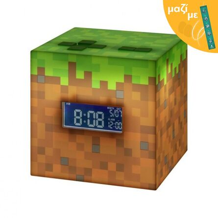 Minecraft Alarm Clock Along with an Easter Candle