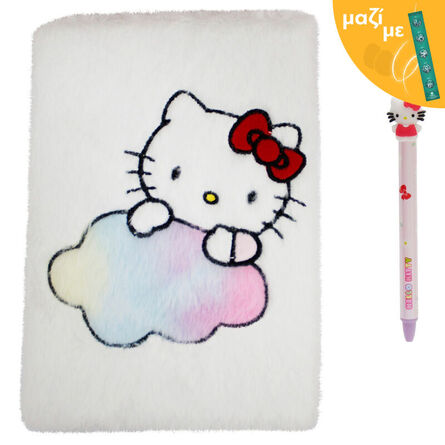 Hello Kitty Notebook And Pen Set Along with an Easter Candle