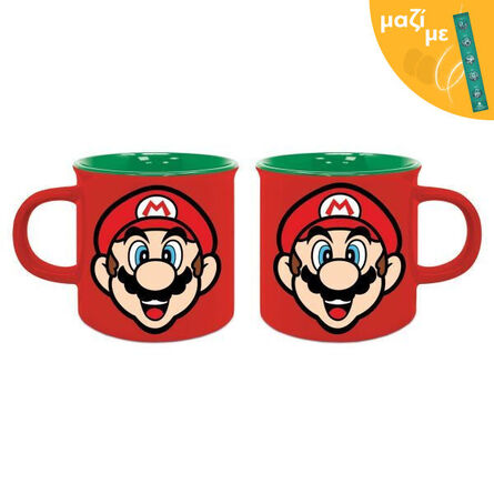 Super Mario Mario Campfire Mug Along with an Easter Candle