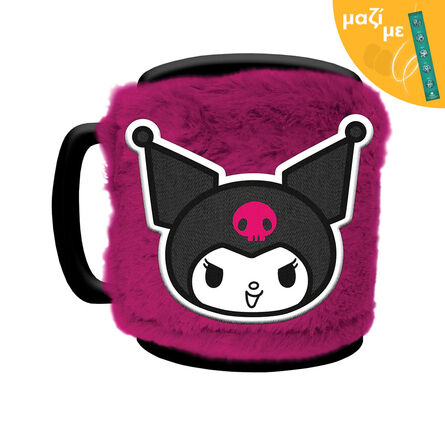 Hello Kitty Kuromi Fuzzy Mug Along with an Easter Candle