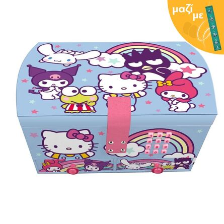 Hello Kitty and Friends Secret Jewelry Box With Music Along with an Easter Candle