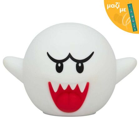 Super Mario Boo Squishyglo Light Silicone Along with an Easter Candle