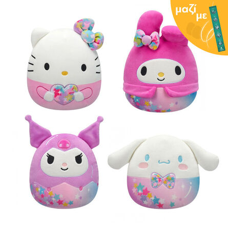 Squishmallows Sanrio Hello Kitty And Friends Star Shine Random (1pc) Along with an Easter Candle