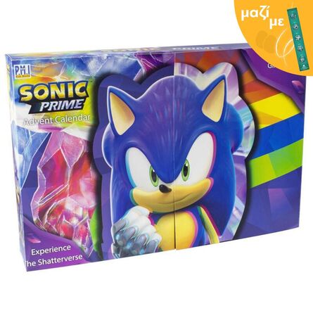 Advent Calendar P.M.I. Sonic Prime (SON9005) Μαζί με Πασχαλινή Λαμπάδα