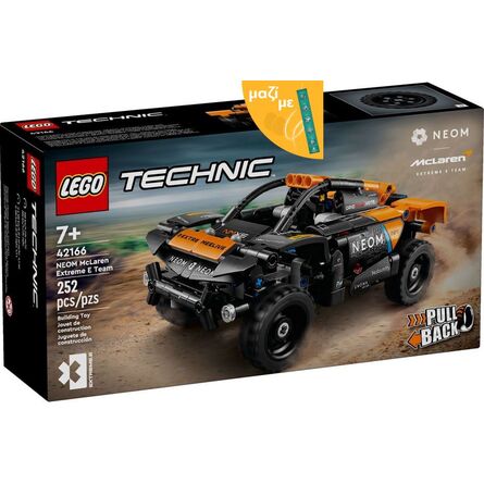 LEGO® Technic: NEOM McLaren Extreme E Race Car (42166) Along with an Easter Candle