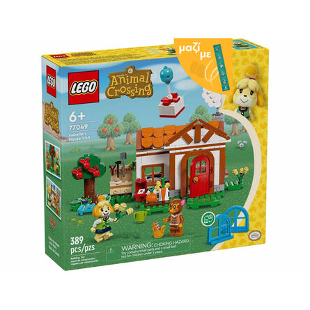LEGO® Animal Crossing™: Isabelle's House Visit (77049) Along with an Easter Candle