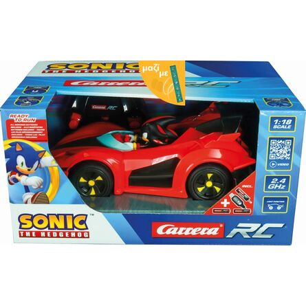 Carrera R/C Car: 2,4GHz Team Sonic Racing - Shadow (Performance Version) - 1:18 (370201064) Μαζί με Πασχαλινή Λαμπάδα
