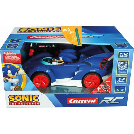 Carrera R/C Car: 2,4GHz Team Sonic Racing - Sonic (Performance Version) - 1:18 (370201063) Μαζί με Πασχαλινή Λαμπάδα