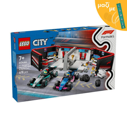 LEGO® City: F1® Garage & Mercedes-AMG & Alpine Cars (60444) Along with an Easter Candle