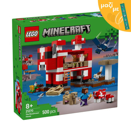 LEGO® Minecraft®: The Mooshroom House (21270) Along with an Easter Candle