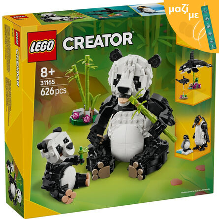 LEGO® Creator: Wild Animals: Panda Family (31165) Along with an Easter Candle