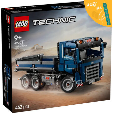 LEGO® Technic: Ανατρεπόμενο Φορτηγό (42203) Μαζί με Πασχαλινή Λαμπάδα