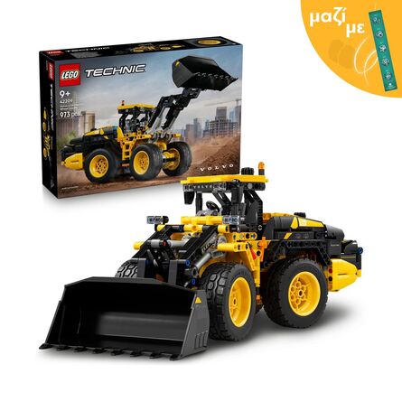 LEGO® Technic: Volvo L120 Electric Wheel Loader (42209) Along with an Easter Candle