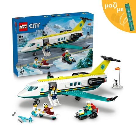 LEGO® City: Emergency Air Ambulance Plane (60465) Along with an Easter Candle