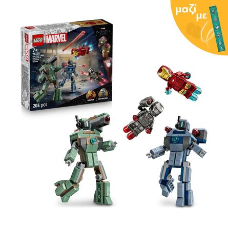 LEGO® Marvel: Iron Man & War Machine vs. Hammer Drones (76320) Along with an Easter Candle