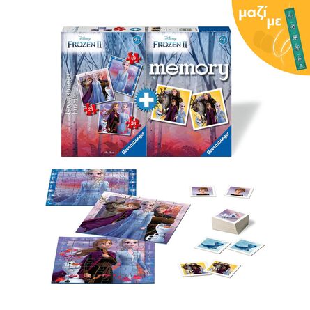 Ravensburger: Memory® &amp; 3 Puzzles: Frozen II ( (20673) Along with an Easter Candle