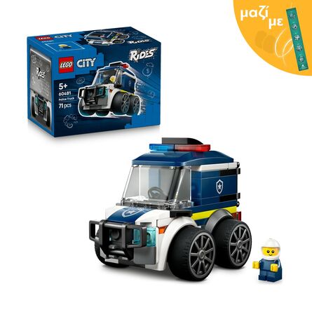LEGO® City: Rides – Police Truck (60481) Along with an Easter Candle