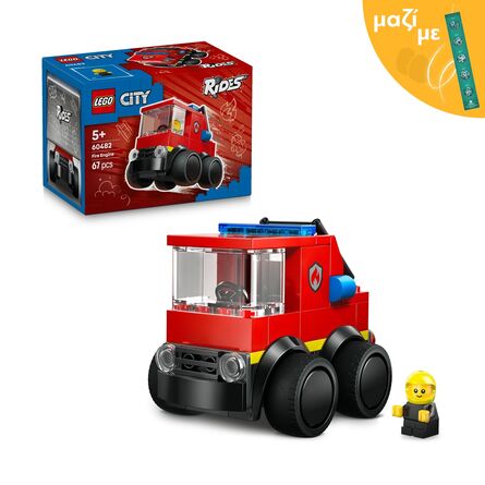 LEGO® City: Rides – Fire Truck (60482) Along with an Easter Candle
