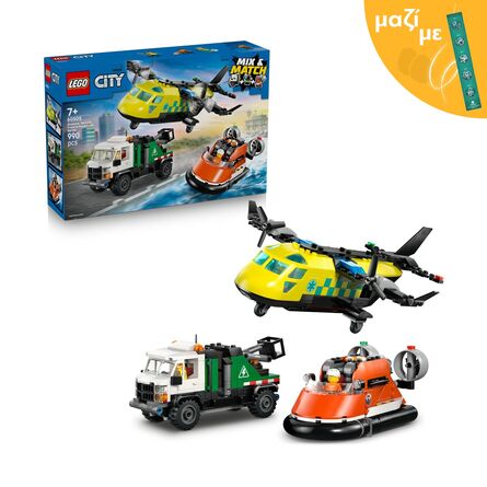 LEGO® City: Airplane, Service Truck & Hovercraft Remix (60505) Along with an Easter Candle