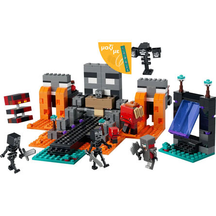 LEGO® Minecraft®: Wither Battle (21590) Along with an Easter Candle