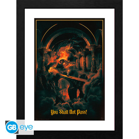 Lord Of The Rings Framed Print "You shall not pass"