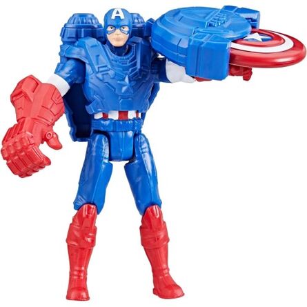 Φιγούρα Δράσης Hasbro Marvel: Avengers Battle Gear - Captain America Action Figure (F9341)