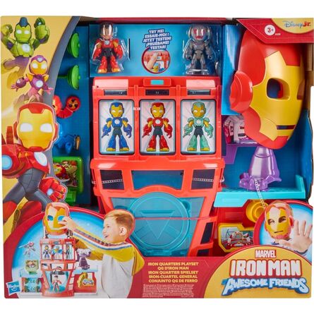 Μινι Φιγούρα Hasbro Marvel Iron Man And His Awesome Friends:  Iron Quarters Playset - Playset (G1259)