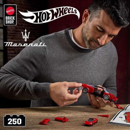 Mattel Hot Wheels: Speed Series Brick Shop - Maserati MC20 Vehicle (JFR90)