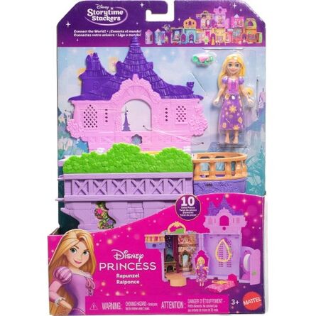 Mattel Disney Princess: Storytime Stackers - Rapunzel Mini Doll Playset (JDP61)