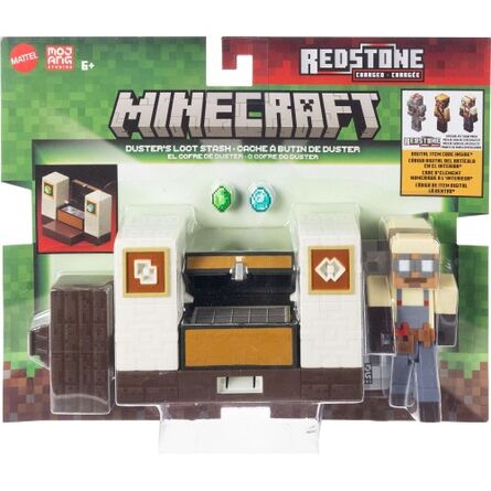 Mattel Minecraft: Redstone Charged - Duster's Loot Stash (JKK08)