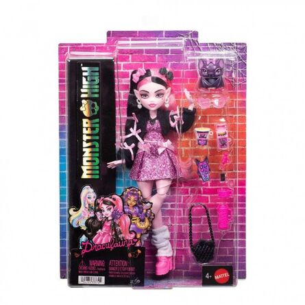 Mattel Monster High: Basic Series - Draculaura Doll (New Design) (JHK29)