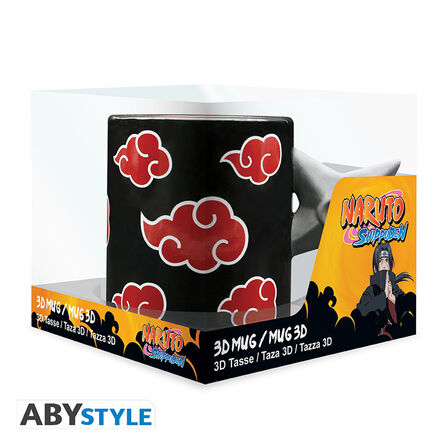 Κούπα Naruto Shippuden Mug 3D handle  Shuriken Akatsuki