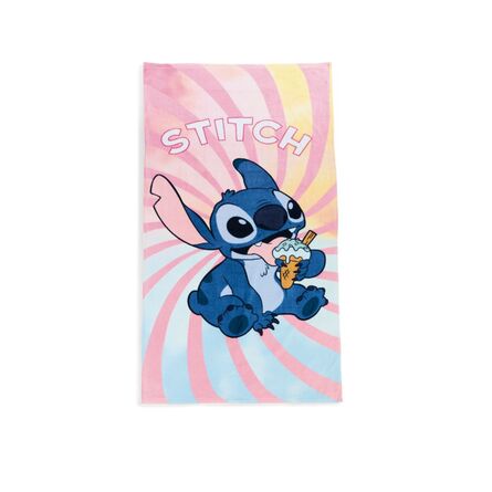 Πετσέτα Θαλάσσης Disney Stitch Pink Beach Towel