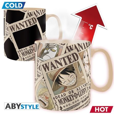 One Piece Wanted Heat Change Mug