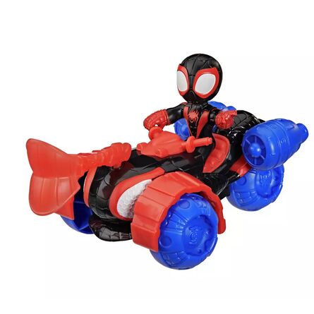 Φιγούρα Δράσης Hasbro Disney Jr Marvel: Spidey And His Amazing Friends - Miles 'Spin' Morales Techno Racer Vehicle (G2460)