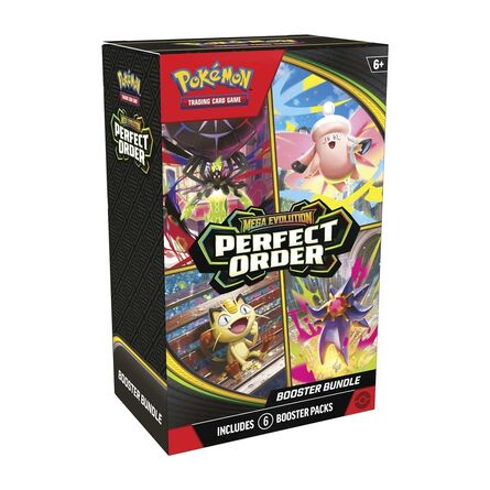 Pokemon TCG Mega Evolution: Perfect Order - Booster Bundle (6 Boosters)
