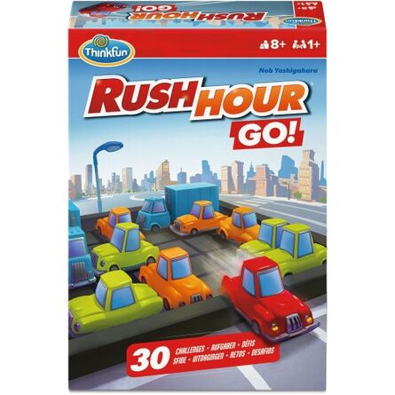 Επιτραπέζιο Παιχνίδι Ravensburger ThinkFun: Παιχνίδι Λογικής - Rush Hour Go! (76680)