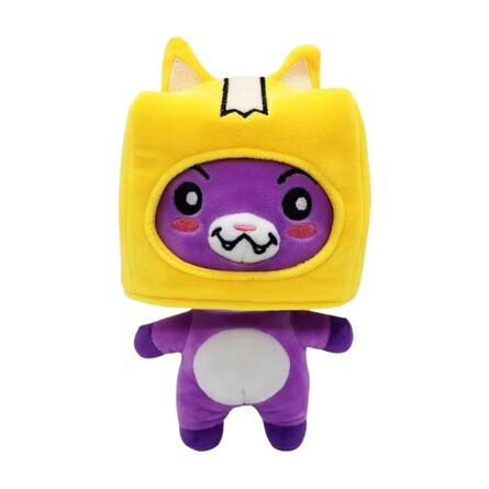 Λούτρινο Kawaii Purple Toy With Removable Mask