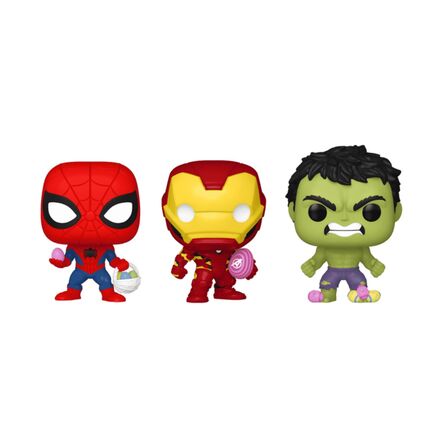 Pocket Pop! 3 Pieces Marvel Spiderman Hulk Iron Man