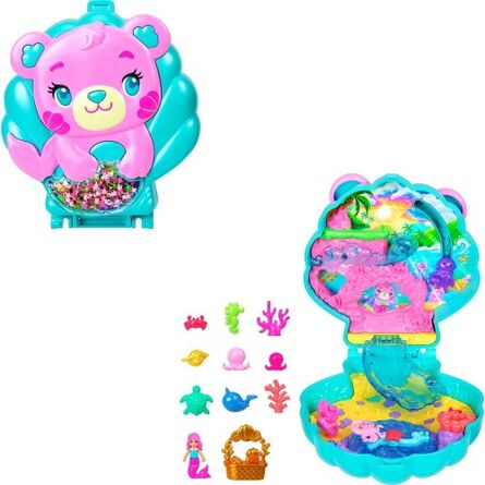 Mattel Polly: Mini - Polly World Sets (8 Designs) – Polly Pocket Glitter Island Compa (JCB16)