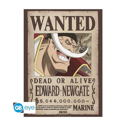 Αφίσα One Piece Wanted Whitebeard Chibi