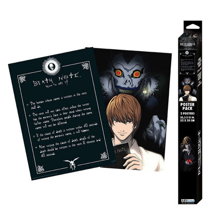 Αφίσες Σετ των 2 Death Note Chibi Light & Death Note