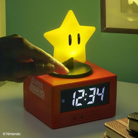 Paladone Icons: Super Mario - Super Star Alarm Clock (PP13708NN)